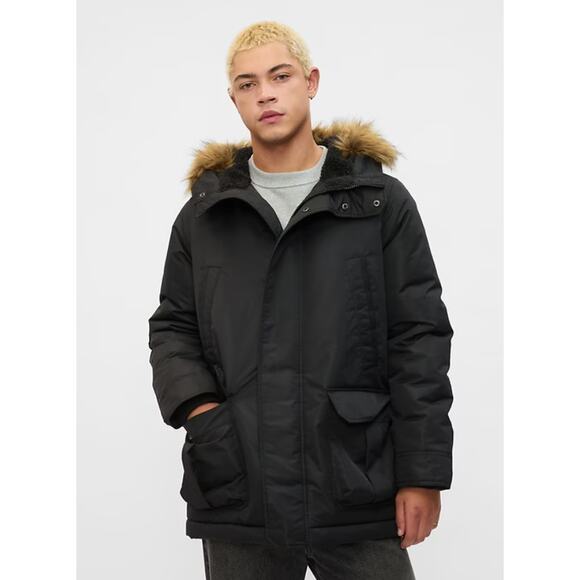 GAP Other - GAP Cold Control Max Furry Hooded Winter Parka Jacket